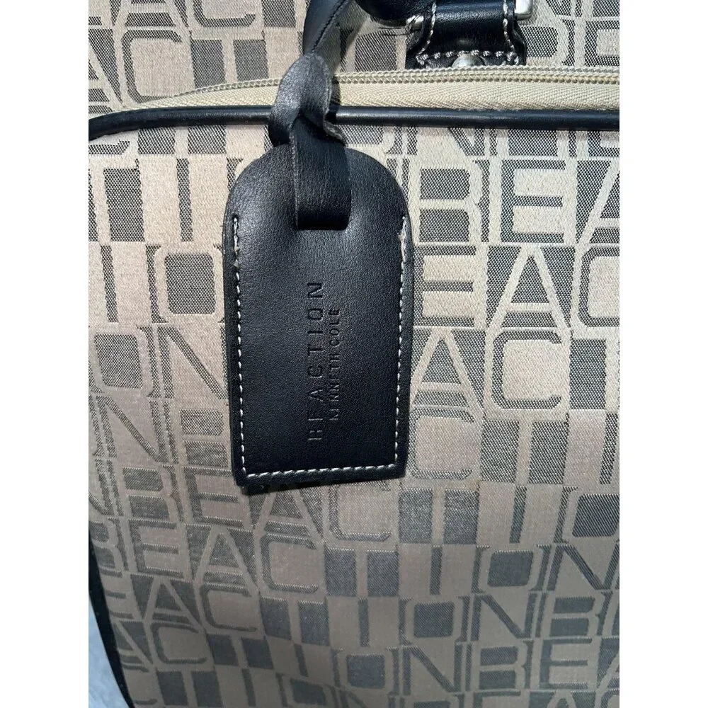 Kenneth Cole Reaction Beige 17" Under seat Rolling Carry On Laptop Bag Wheels - Picture 6 of 16